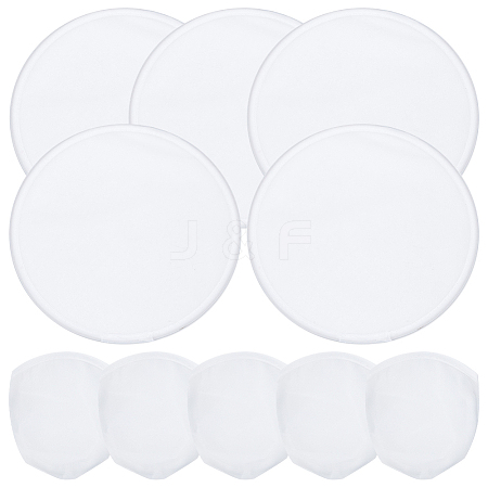 Sublimation Blank Polyester Folding Fan AJEW-WH0010-57B-1