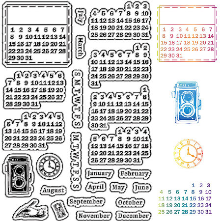 Custom PVC Plastic Clear Stamps DIY-WH0439-0274-1