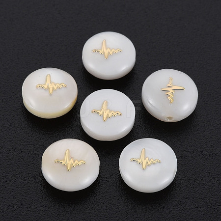 Natural Freshwater Shell Beads SHEL-S278-056-1