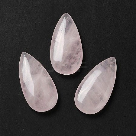 Natural Rose Quartz Pendants G-F731-04H-1