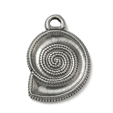 304 Stainless Steel Pendants STAS-P422-01B-P-1