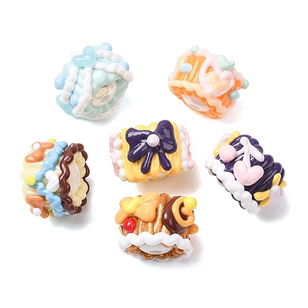 Opaque Acrylic Enamel Beads AC-CBA9912-01-1