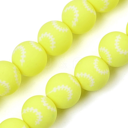 Handmade Polymer Clay Beads Strands PY-CBAEC33-01L-1
