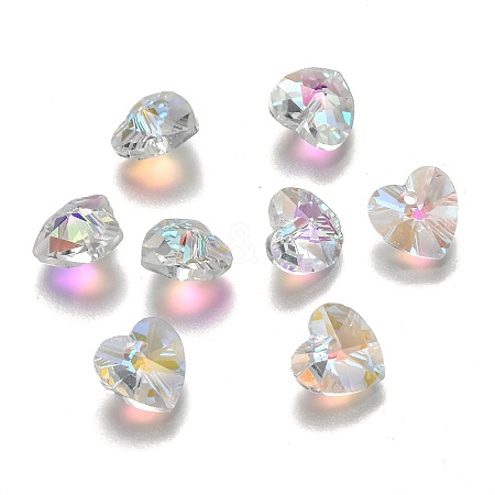 Romantic Valentines Ideas Glass Charms LS-X-G030V10mm-39-1