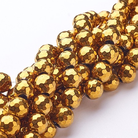 Non-Magnetic Synthetic Hematite Bead Strands LS-G-D009-2-1