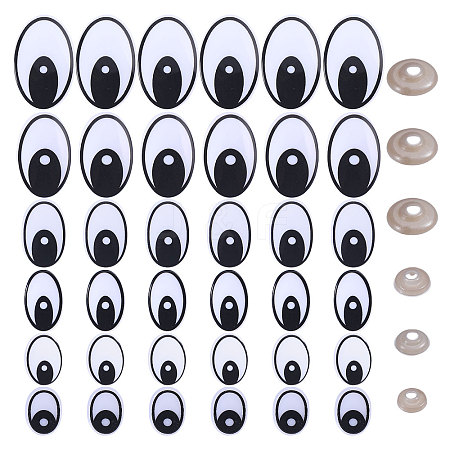 Plastic/Resin Craft Doll Eyes DIY-GL0005-64A-1