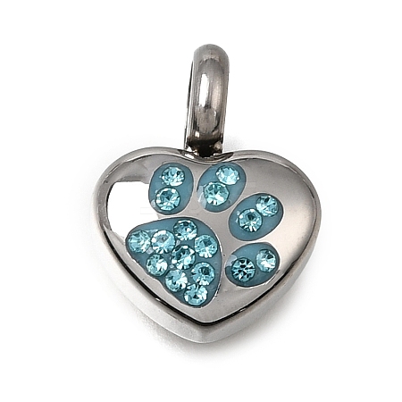 304 Stainless Steel Rhinestone Pendants RB-CBA0A16-01P-01-1