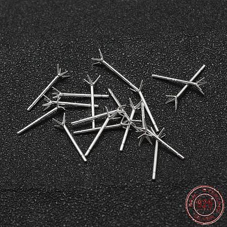 925 Sterling Silver Ear Studs STER-P032-10S-1