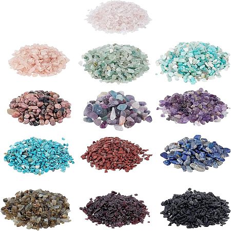  650g 13 Style Natural Chip Beads G-NB0002-18-1