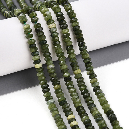 Natural Canadian Jade Beads Strands G-T141-42-1