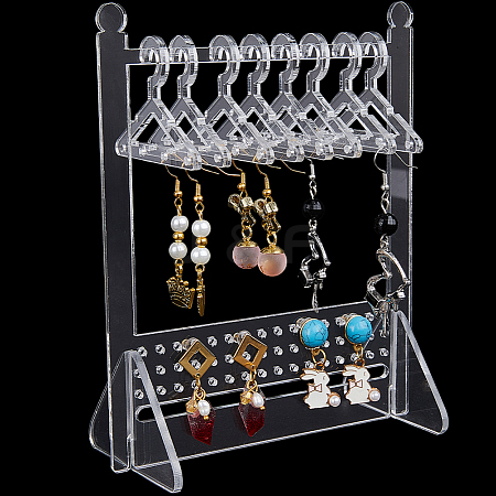 CRASPIRE 1 Set Acrylic Earring Display Stands EDIS-CP0001-14D-1