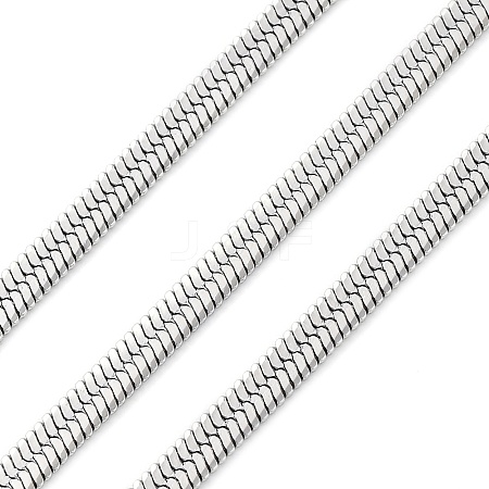 304 Stainless Steel Snake Chains CHS-M009-05P-03-1