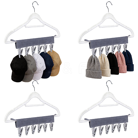 Fabric Hanging Clothes Peg Organizer AJEW-WH0455-394B-1