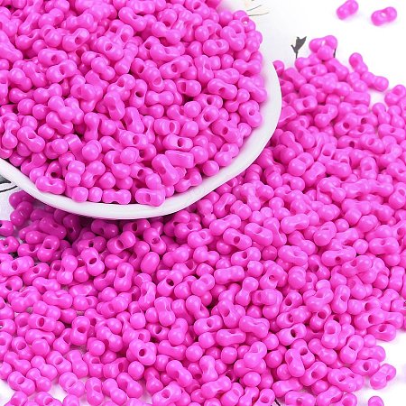 Baking Paint Glass Seed Beads SEED-K010-A11-1