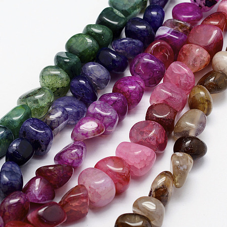 Natural Agate Beads Strands G-F518-03-1