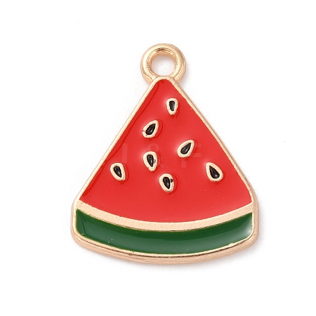 Alloy Enamel Pendants ENAM-CJC0010-23H-1