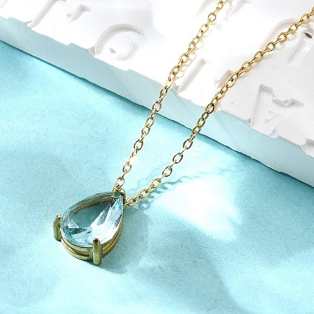 304 Stainless Steel Necklaces NJEW-R022-01G-03-1