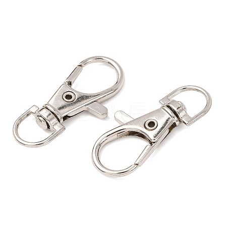 Alloy Swivel Lobster Claw Clasps E168-1