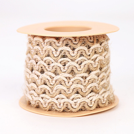 Natural Hollow-Out Burlap Lace Ribbon FABR-PW0001-245A-1