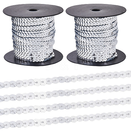 2Rolls Plastic Paillette Beads FIND-CY0001-13D-1
