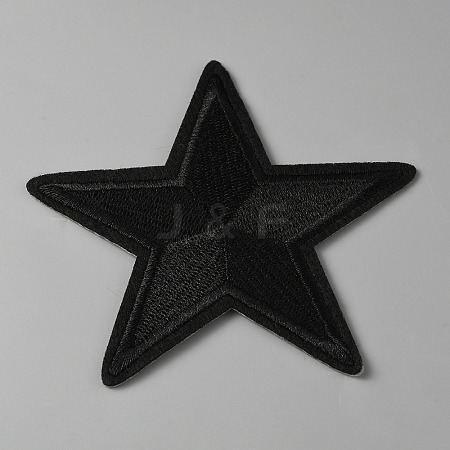 Iron on Star Cloth Patches PATC-WH0005-33C-1