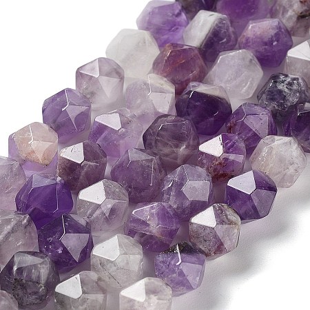 Natural Amethyst Beads Strands G-G030-A07-02-1