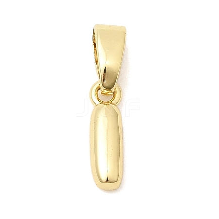 Brass Letter Charms KK-G554-22G-I-1