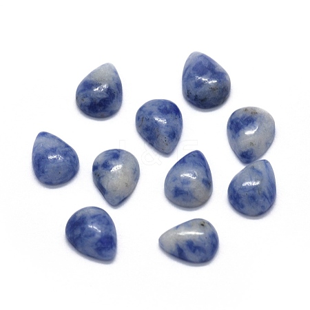 Natural Blue Spot Jasper Cabochons G-O175-22-01-1