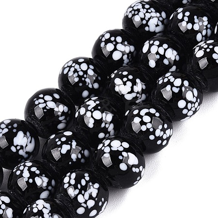 Handmade Lampwork Beads Strands LAMP-Q041-11D-1