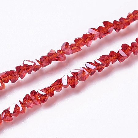 Transparent Glass Beads Strands GLAA-H022-09A-01-1