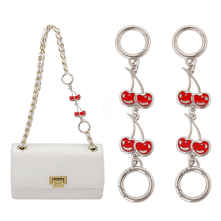 Zinc Alloy Chain Link Purse Strap Extenders AJEW-WH0479-46D-1