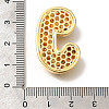 Brass Cubic Zirconia Pendants KK-M295-13G-J-3