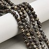 Natural Astroite Jasper Beads Strands G-F814-A01-4mm-1