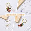24Pcs 12 Colors Handmade Polymer Clay Rhinestone Pendants PALLOY-SW0026-01-7