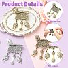 3Pcs 3 Colors Knitting Zinc Alloy Lapel Pins for Backpack Clothes JEWB-CJ0003-56-3