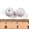 Opaque Solid Color Glass Beads X1-GLAA-N007-8mm-A08-3