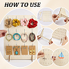 Rectangle Wood Earrings Jewelry Display Stands ODIS-PH0001-81-3