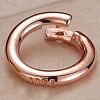 925 Sterling Silver Twister Clasps LS-STER-WH0008-84B-RG-1