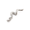 Brass Micro Pave Cubic Zirconia Pendants KK-M321-01D-P-2