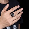 Men's Stainless Steel Finger Rings RJEW-BB29879-11-2