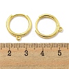 Brass Hoop Earrings EJEW-L211-012D-G-3