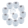 Transparent Plastic Ring Boxes OBOX-CA0001-001B-8