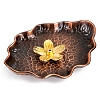 Lotus Leaf & Flower Alloy Incense Burners PW-WGD07C7-14-1