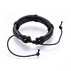 Leather Cord Bracelets BJEW-F347-09B-3