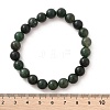 Natural Moss Agate Beads Stretch Bracelets BJEW-F380-01-B15-7