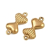 304 Stainless Steel Connector Charms STAS-L297-05G-2
