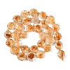 Natural Yellow Quartz Beads Strands G-C116-A58-01-3