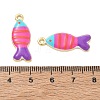 Printed Brass Pendants KK-CBA42CA-06G-06-3