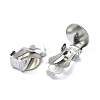 Tarnish Resistant 304 Stainless Steel Clip-on Earring Findings LS-STAS-Q318-05P-2