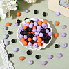 Rubberized Style Imitated Silicone Acrylic Beads MACR-PA0001-06B-04-3